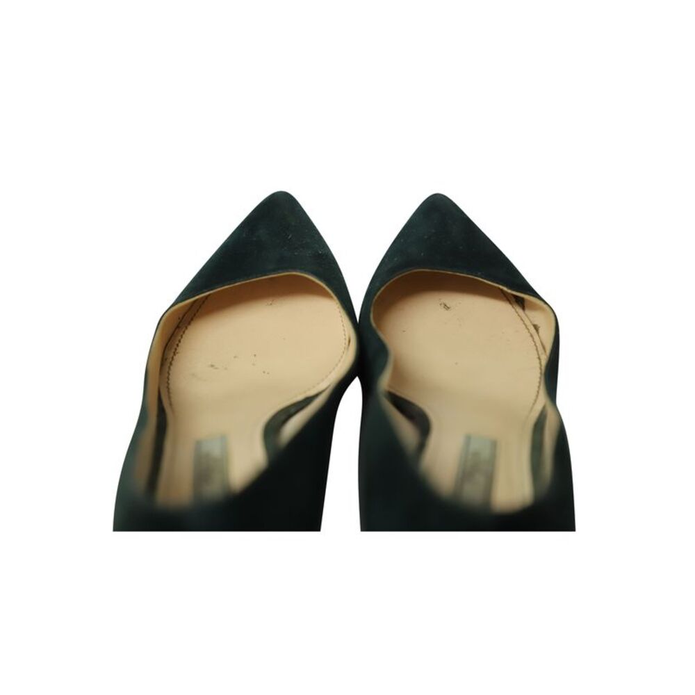 Prada Cone Heel Sandals in Green Suede - Picture 7 of 7